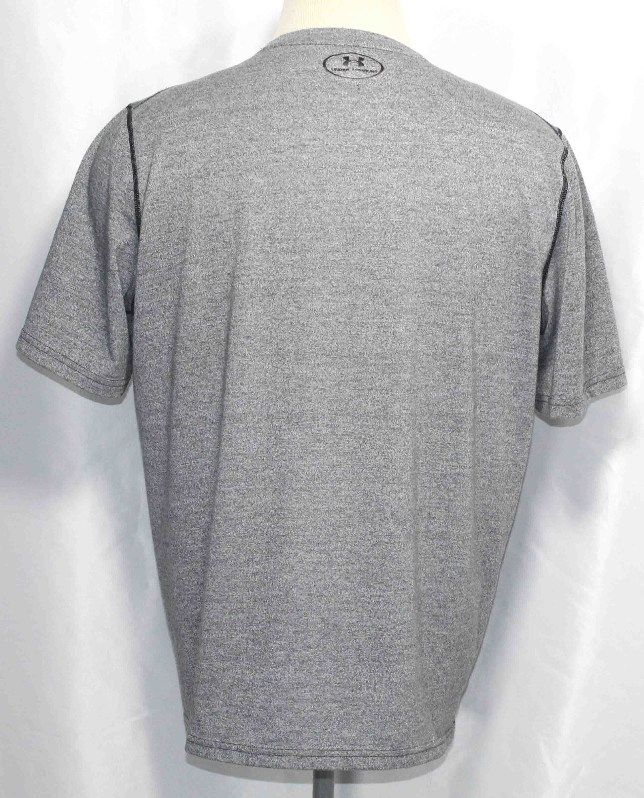 Under Armour Threadborne Gray Heather Active T-Shirt Mens Size Large gallery