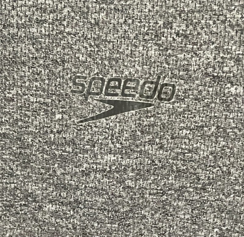 Speedo Men’s Gray/Black Long Sleeve Shirt Size Large L gallery