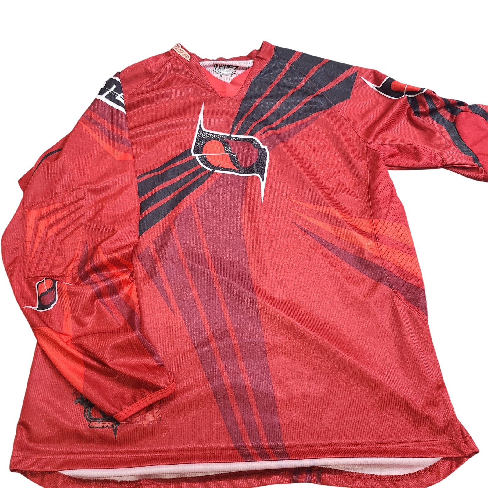 MSR Charge Jersey Shirt Mens 2XL Red Long Sleeve Motocross Padded MX Riding gallery