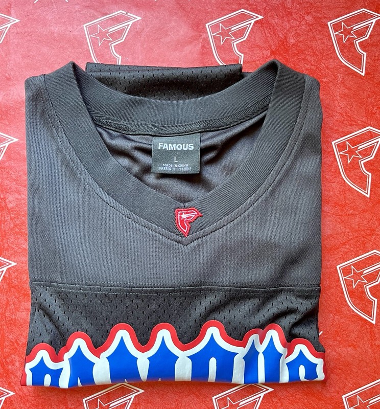 Famous Stars And Straps Football Jersey NWT LARGE Travis Barker Blink 182 gallery