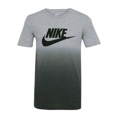 Nike Dip Dye Futura Men’s Gray/Black Athletic Cut Tshirt Size Small