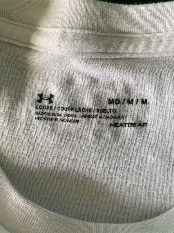 Under Armour Medium Loose United States Of America USA White T-shirt Tee gallery