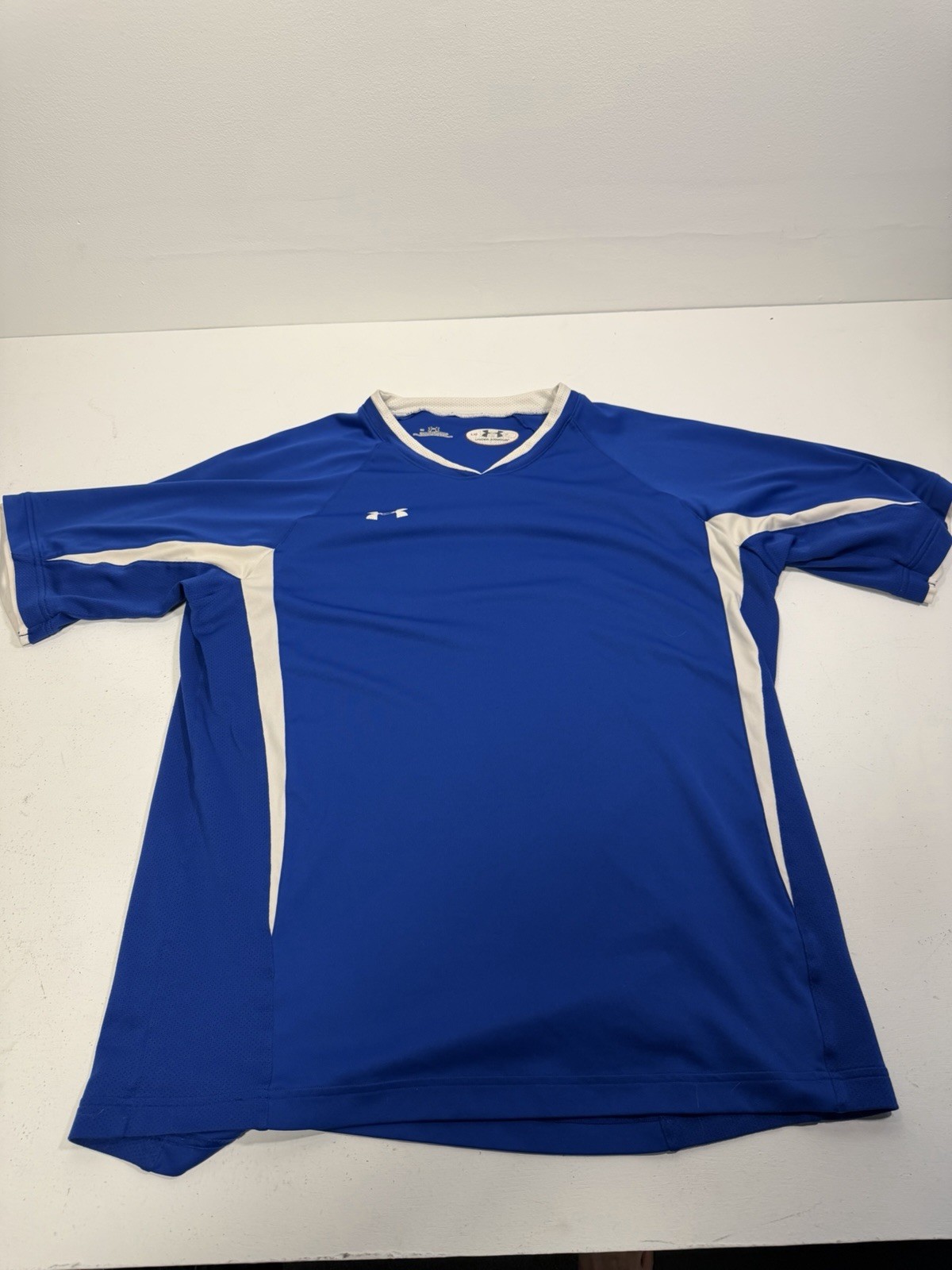Under Armour Men’s Jersey Royal Blue With White Accents Size Large gallery