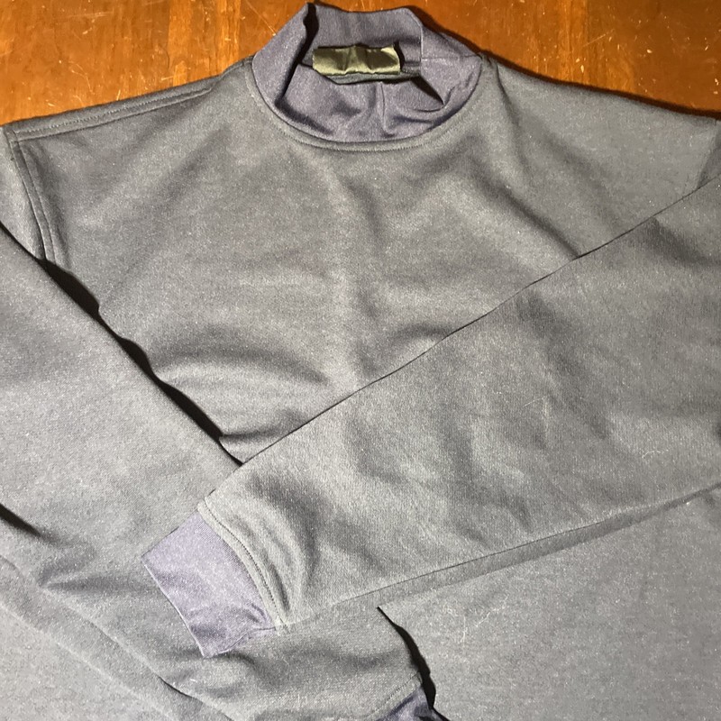 Vintage FootJoy Golf Shirt Men’s Large Mock Neck Long Sleeve Navy Blue gallery