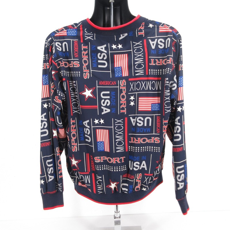 Vintage USA 1999 TAIL V-Neck Pullover Shirt Mens Size Small Patriotic MCMXCIX gallery