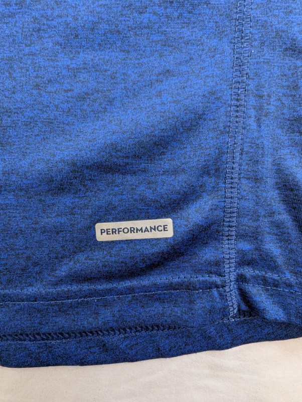 Tek Gear Performance Moisture Wicking Blue Heather T-Shirt Mens Size Medium gallery