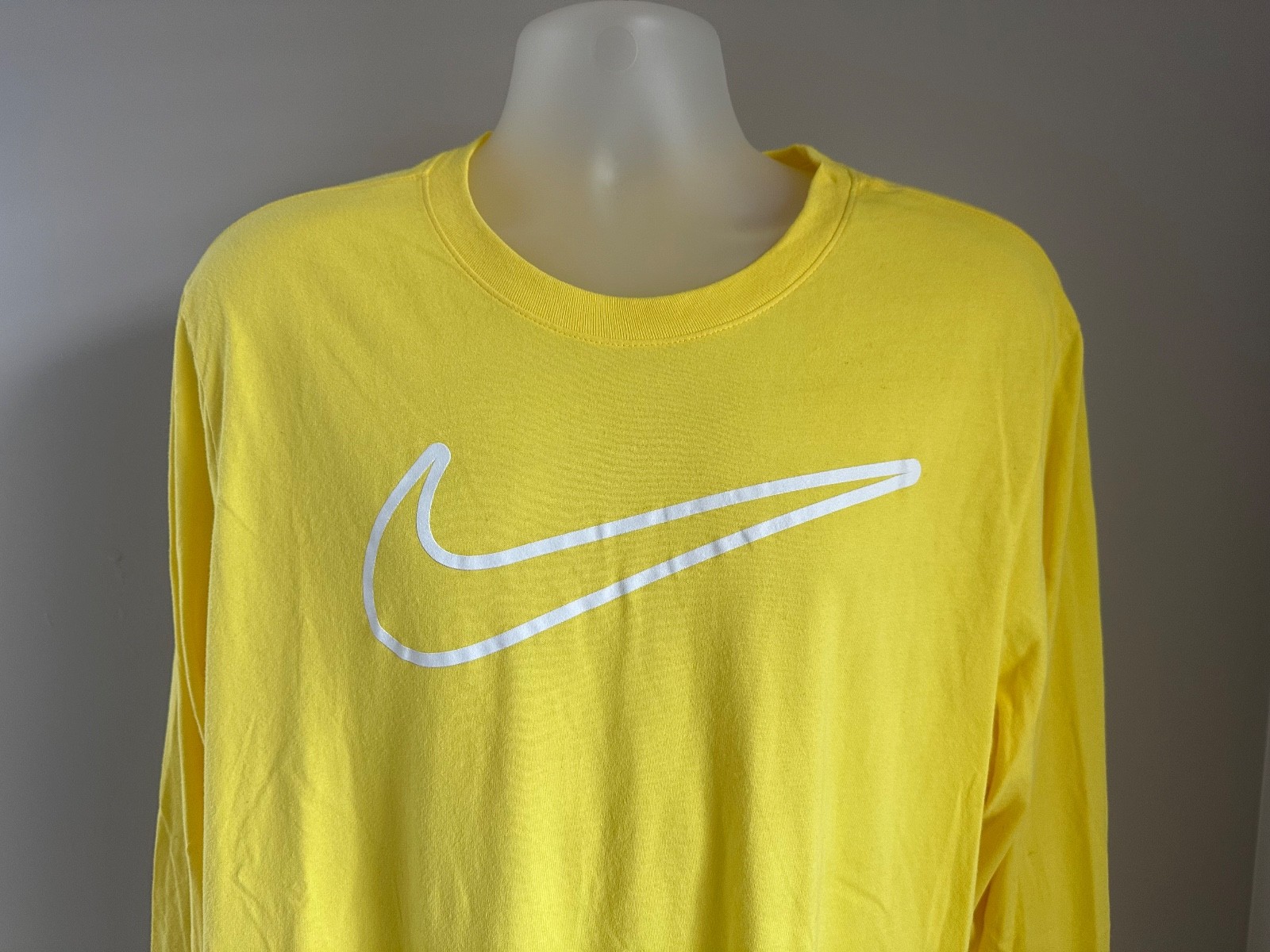 Nike Team Legend L/S Performance Tee Yellow Size XL,XL gallery