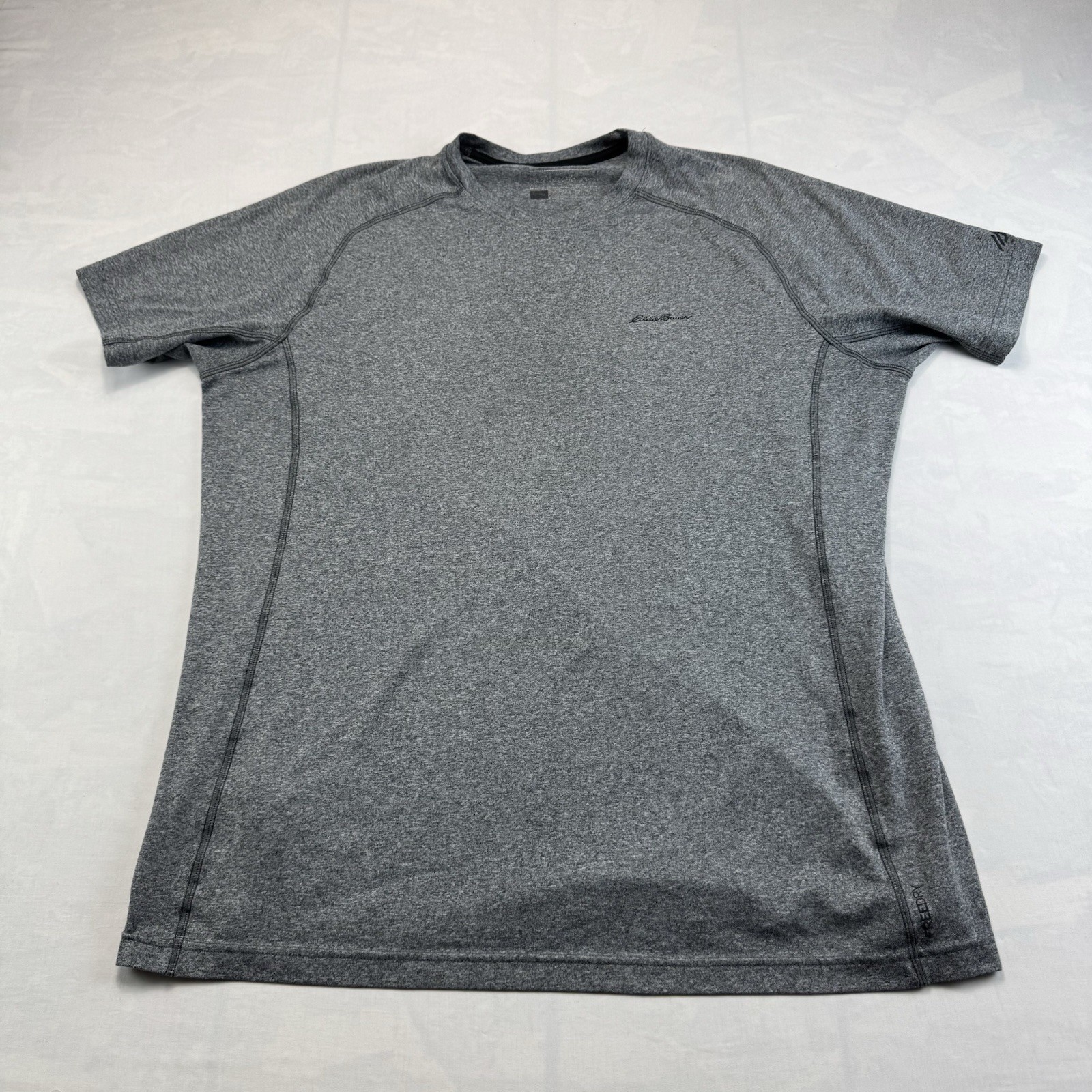 Eddie Bauer Resolution Mens Large Gray Heather Performance T Shirt Outdoor gallery
