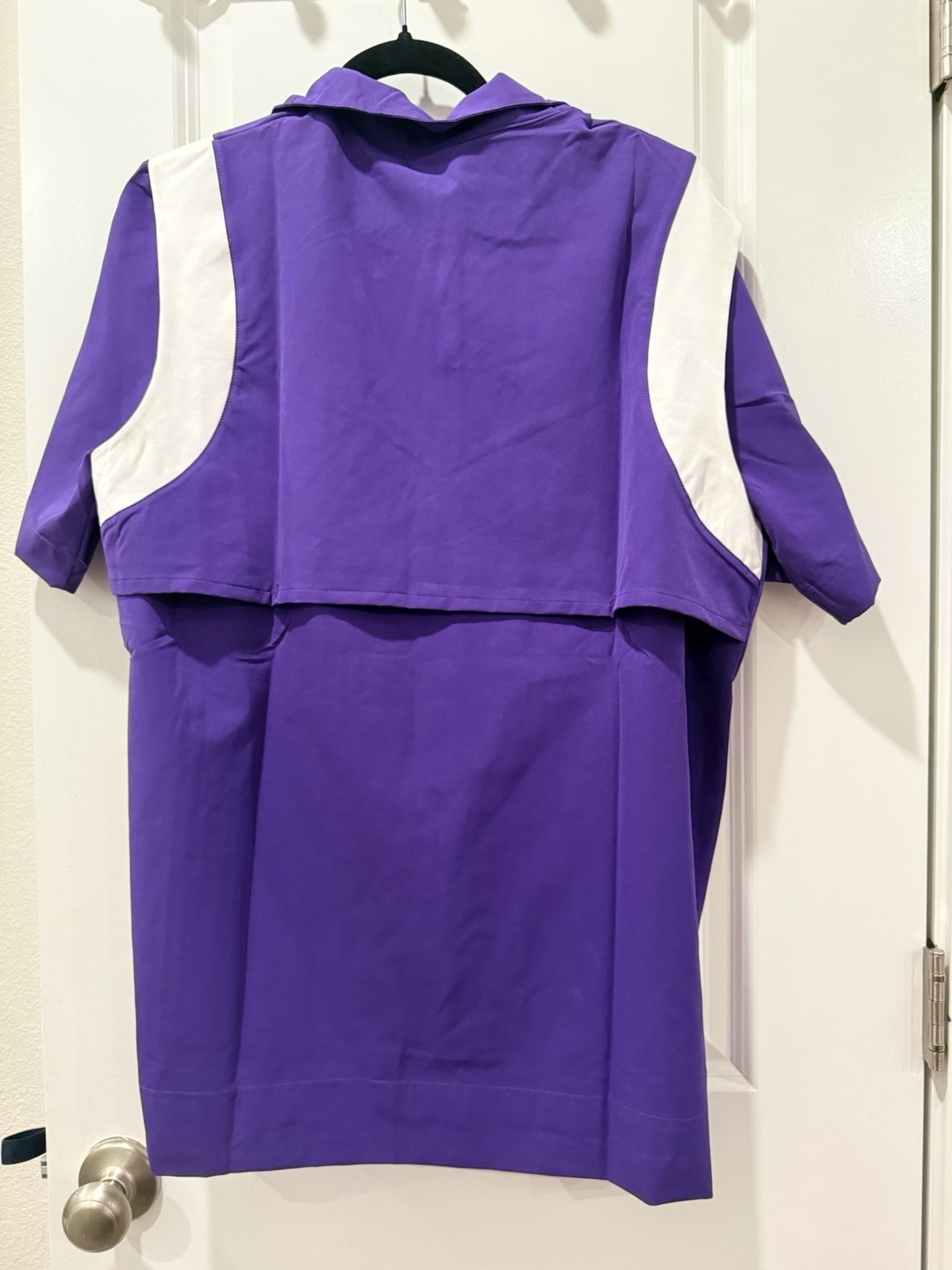 Nike Purple Collared Polo Jersey Men's M Breathable Mesh Short Sleeve DJ5113-545 gallery