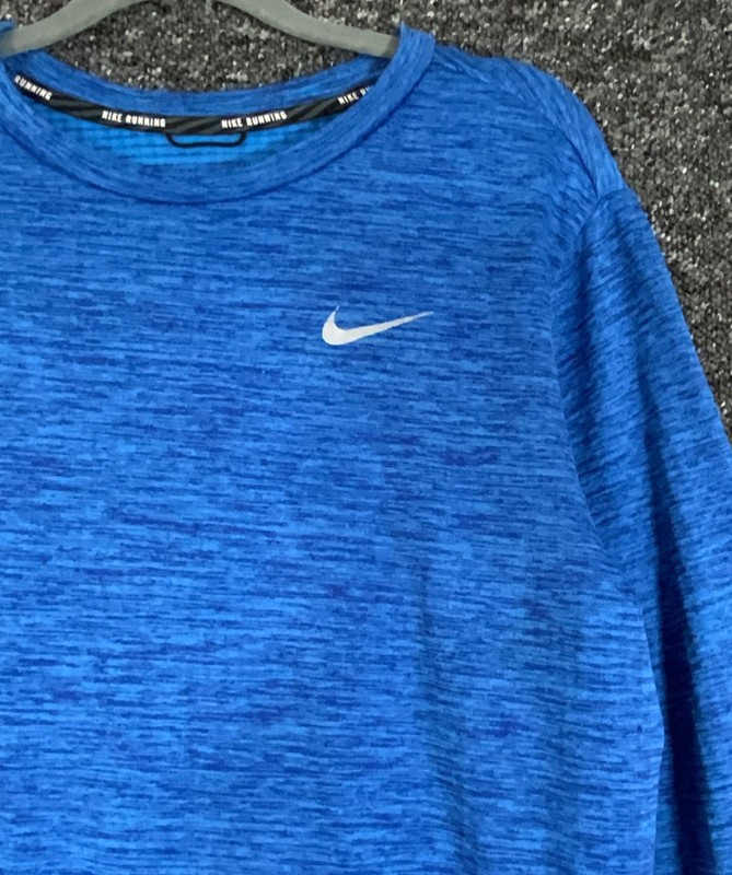 Nike Mens Element Therma Sphere Long Sleeve Running Top Royal Blue S gallery