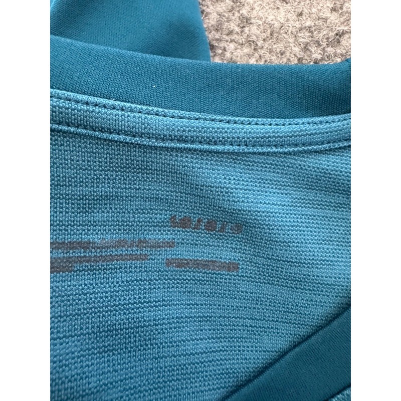 Under Armour Men's Teal Heathered 3/4 Sleeve Athletic T-Shirt SZ Large gallery