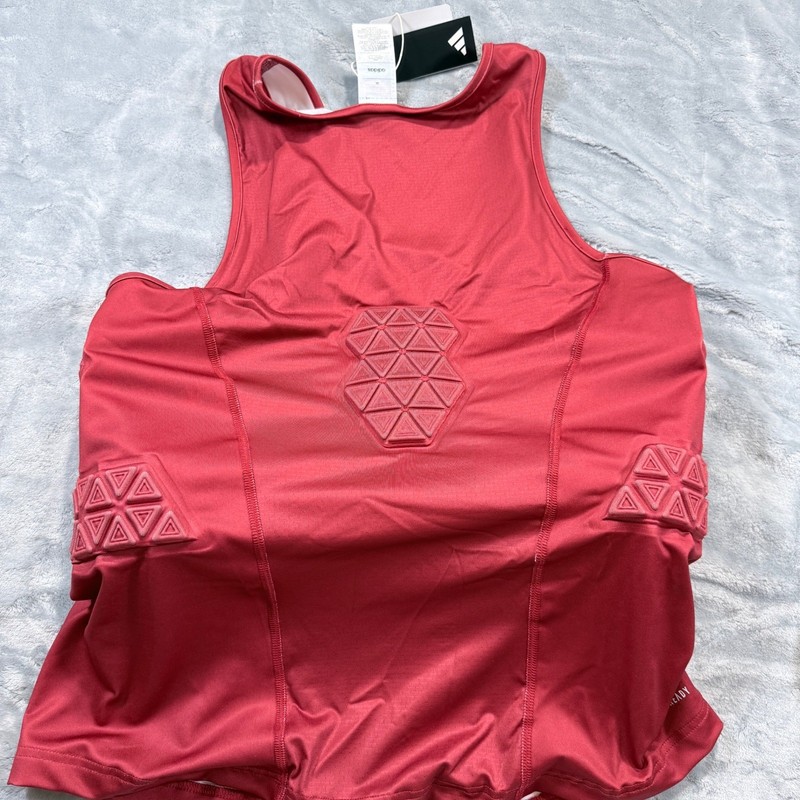 Adidas Men's Padded Tank Top Red 3XL TEPore IQ0881 New With Tags gallery