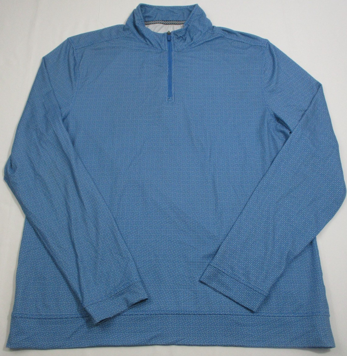 SOUTHERN TIDE Men's LG Polyester Spandex 1/4 Zip Pullover Blue Golf gallery