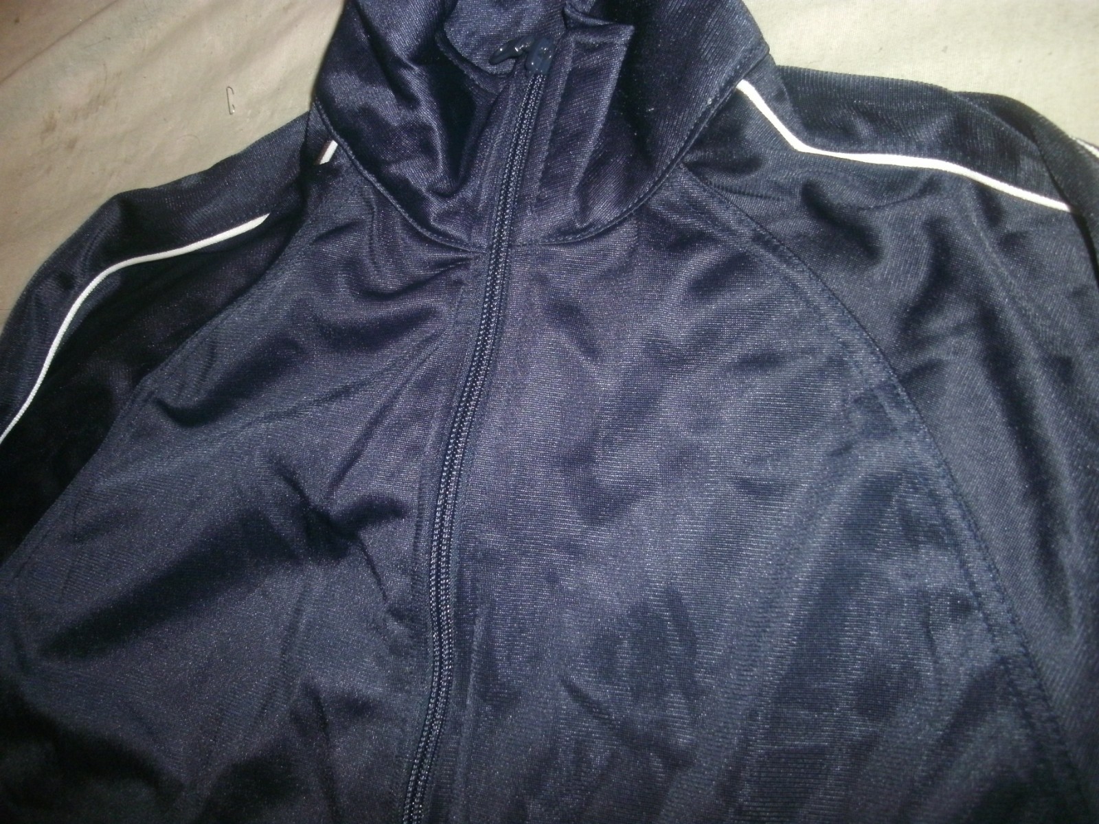 Athletic Works Men's Full Zip Warm-Up Track Jacket Lightweight size Small (B60) gallery