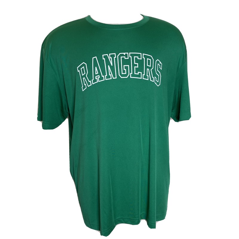 Sport Tek RANGERS Men's Dri-Fit PosiCharge Workout T-Shirt Sz 2XL ST350 GUC gallery