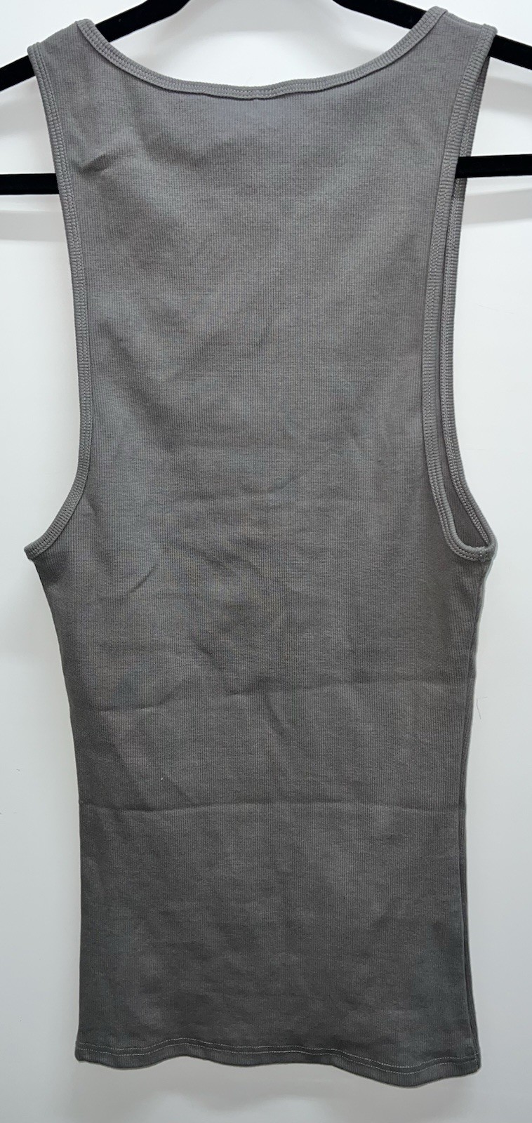 Ekkovision Men's Sleeveless Ribbed Knit Core Beater Tank Top Gray Size 2XL gallery