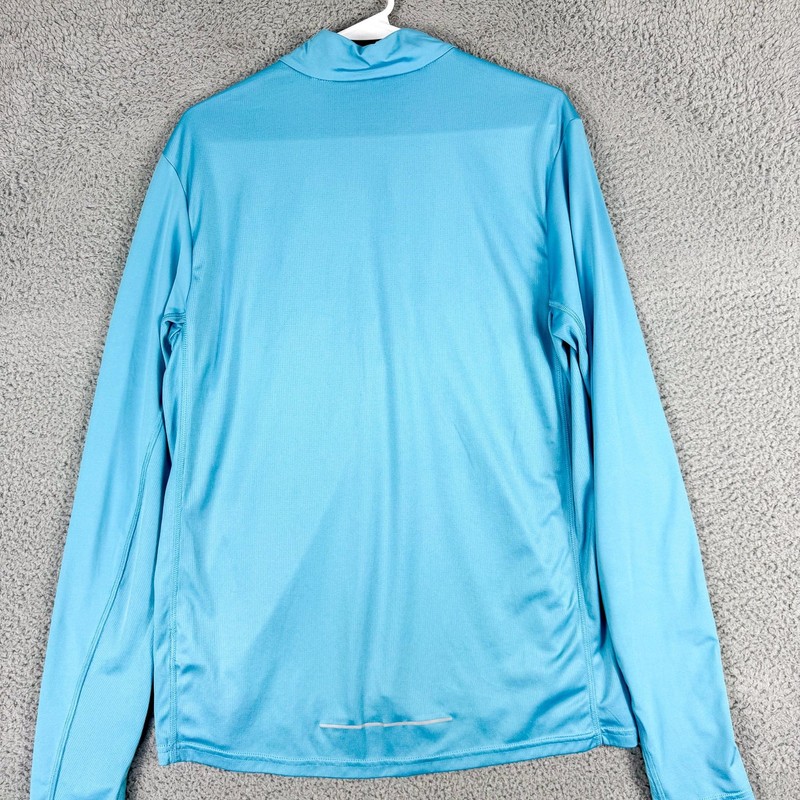 Adidas Own The Run Pullover Mens Small Blue 1/4 Zip AEROREADY Running H44551 gallery