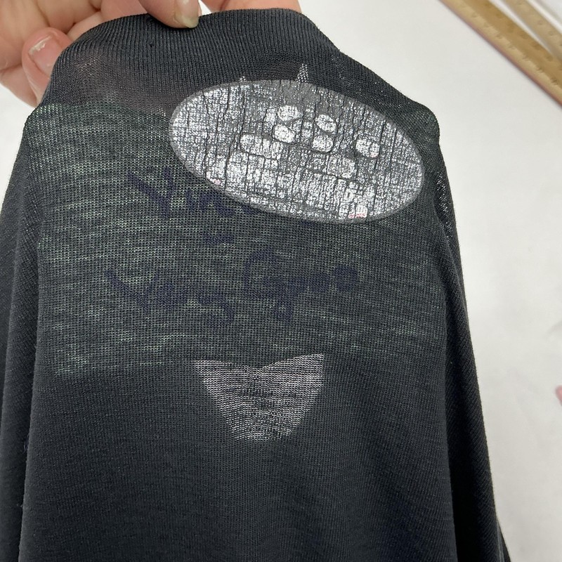 Under Armour Shirt Mens SZ XL Black Semi Sheer Raglan Athletic Performance Tee gallery