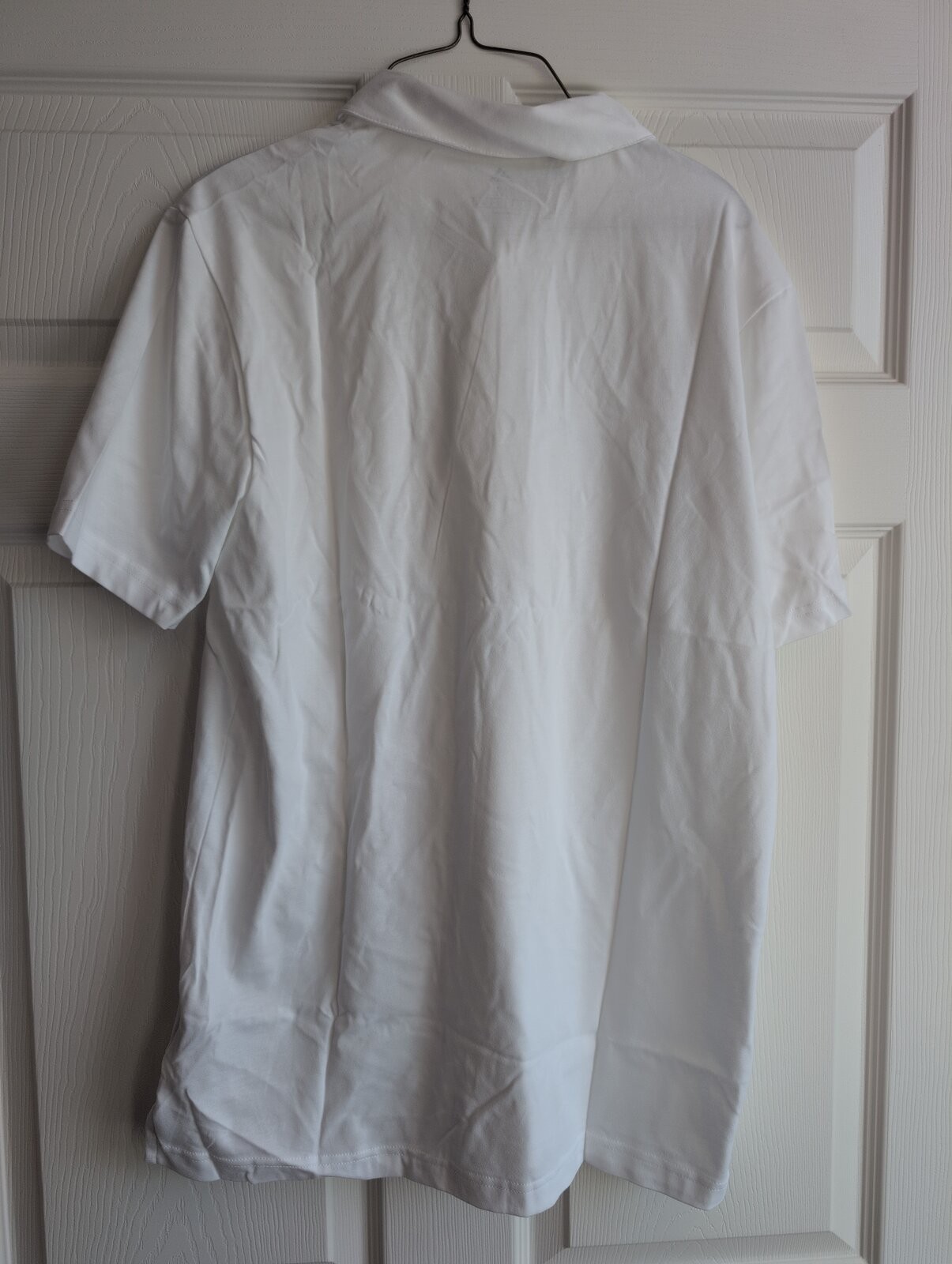 Adidas NEW Mens Cotton Blend Golf Polo Shirt A322 White Medium $60 gallery