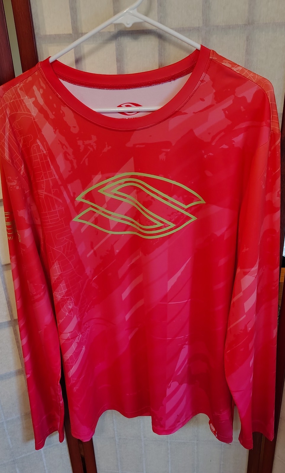 Selkirk Sport Performance Tee Men's Red Long Sleeve Athletic Crew Neck Size L gallery