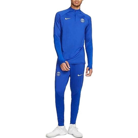 NWT NIKE X PARIS SAINT-GERMAIN DRI-FIT STRIKE DRILL TOP DN2815-418 MENS M BLUE gallery