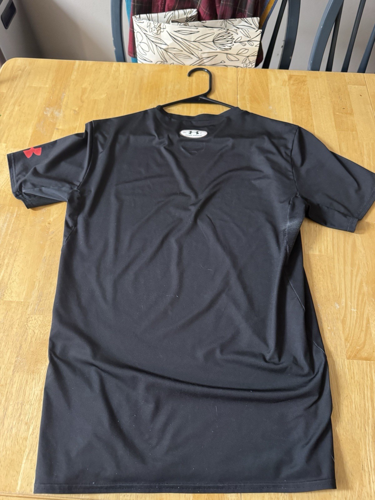Under Armour Punisher Skull Shirt Mens XL Black HeatGear Compression gallery