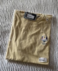 2025 Ryder Cup Bethpage Black Lemon/Yellow T-shirt – Size M Pro Shop Exclusive