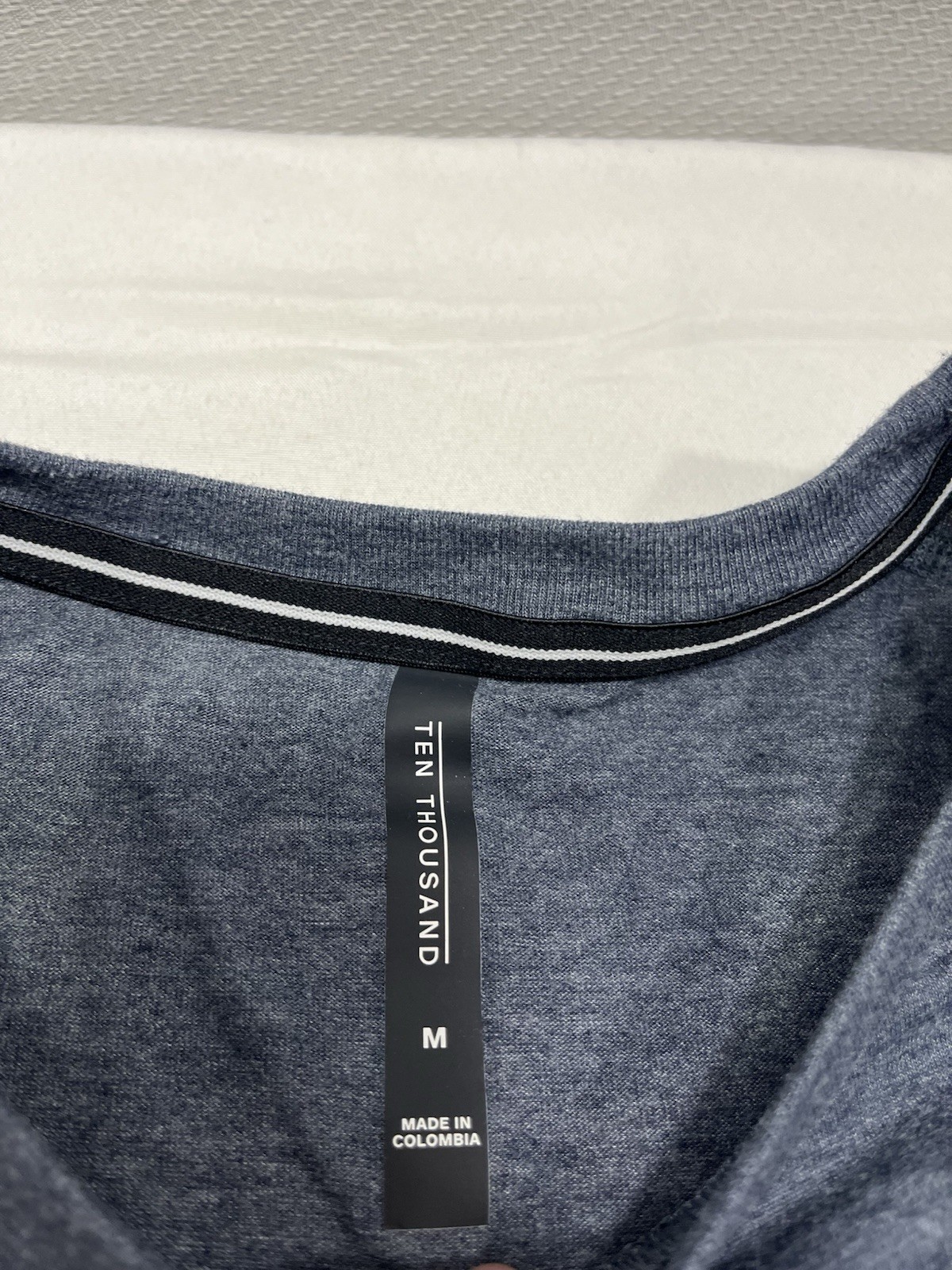 Ten Thousand Durable Short Sleeve Tee Shirt TTKT011 Training Mens Medium Blue gallery