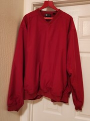 Gear For Sports Men’s Size XXL Dark Red Long Sleeve V-Neck Relaxed Fit Pullover
