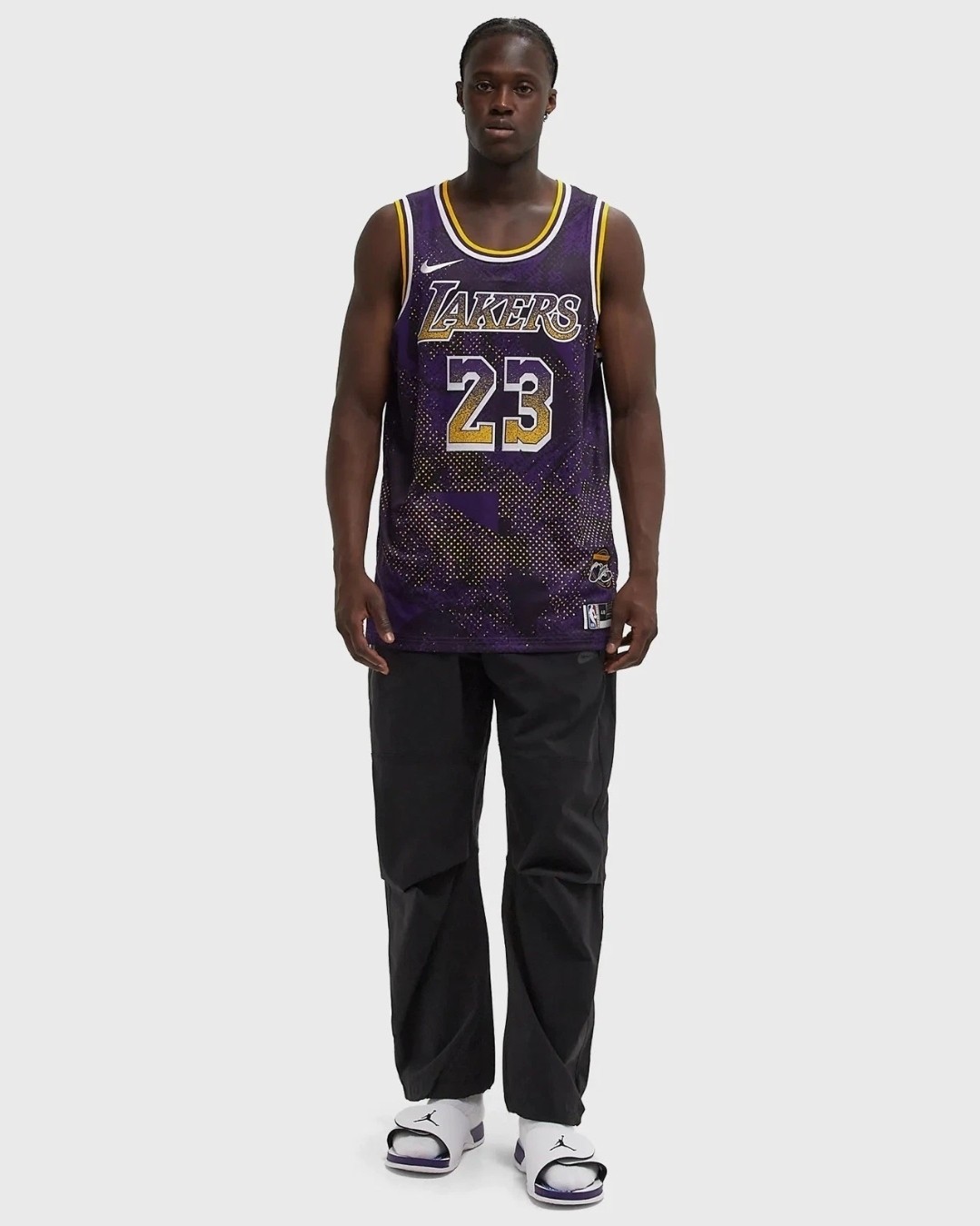 Nike NBA LeBron James Lakers 25/26 Swingman Jersey Field Purple HJ4066-504 Sz XL gallery