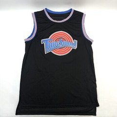 Space Jam Michael Jordan #1 Bugs Bunny Tune Squad Basketball Black Jersey L/XL