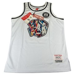 Headgear Classics Bad Boy Coogi Basketball Jersey White Men’s Small NWT