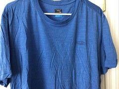 Icebreaker Merino Wool Cool-Lite Mens XXL SS Tee Shirt Heather Blue