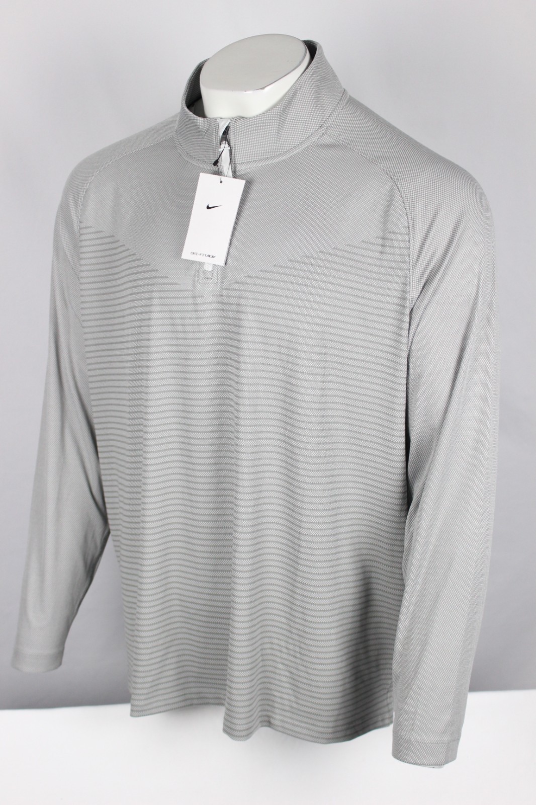Nike Men's Dri-FIT ADV Vapor 1/4 Zip Pullover Golf Top XXL Gray DH0982 025 gallery