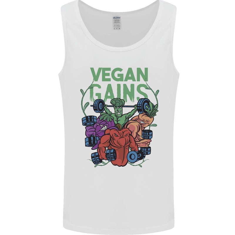 Vegan Gym Bodybuilding Vegetarian Mens Vest Tank Top gallery