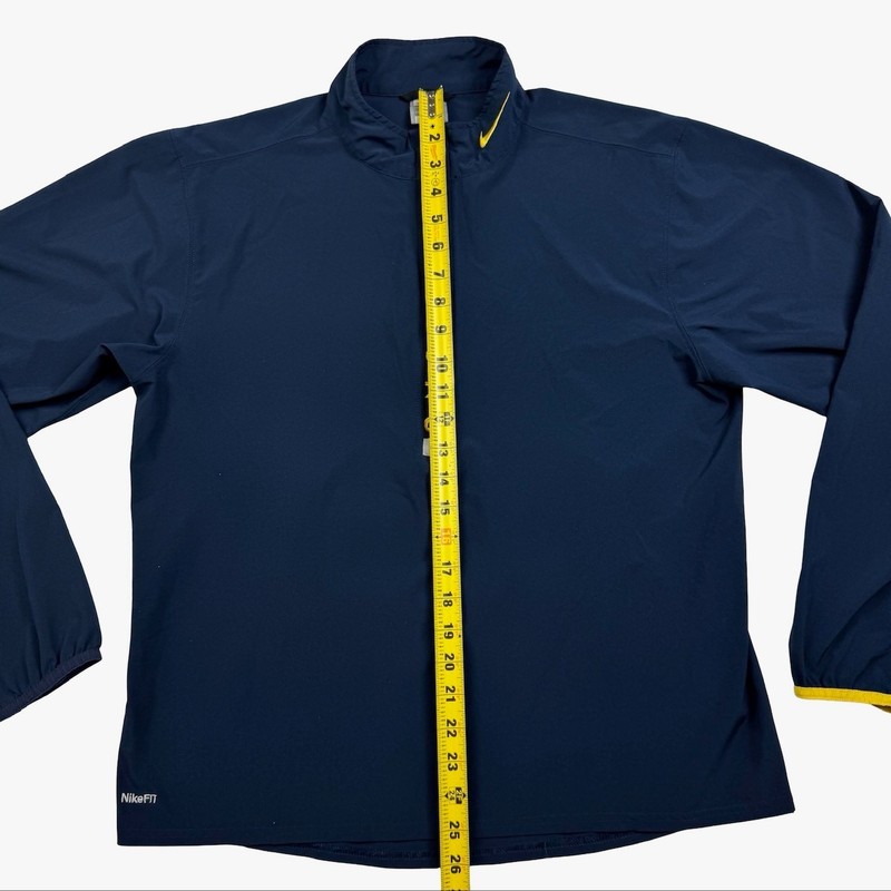 VTG Livestrong Nike Fit Dry Men's 1/4 Zip Performance Pullover Blue • Small gallery