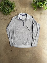 Patagonia Polartec 1/4 Zip Performance Baselayer Pullover Men’s Size S Gray