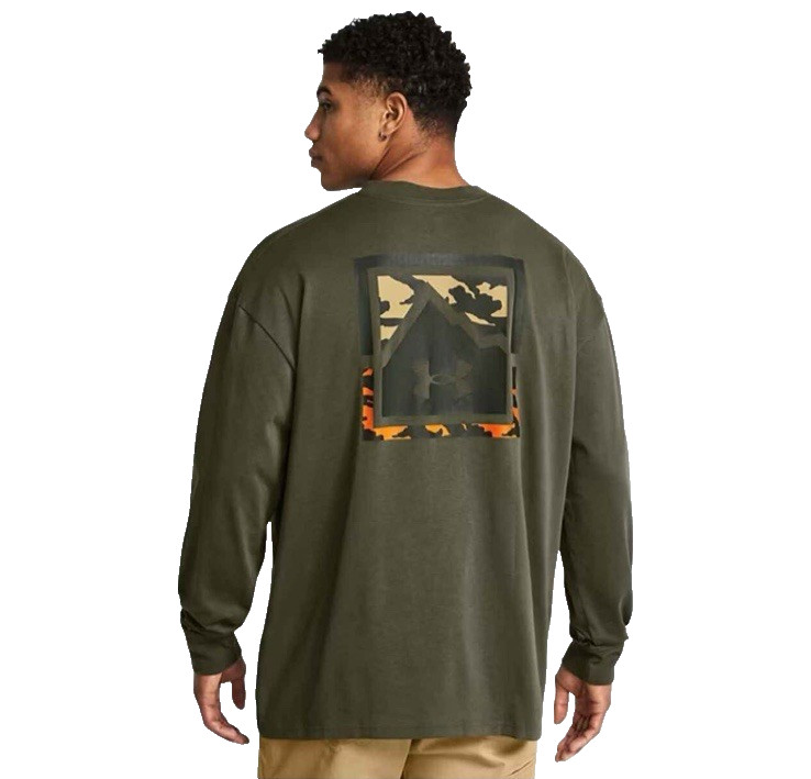 Under Armour Outdoor Mountain Long Sleeve Men's Shirt Sz XL Marine Green gallery