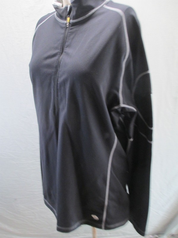 Mountain Hardwear Size L Mens Blue 1/2 Zip Long Sleeve Activewear Pull Over 469 gallery