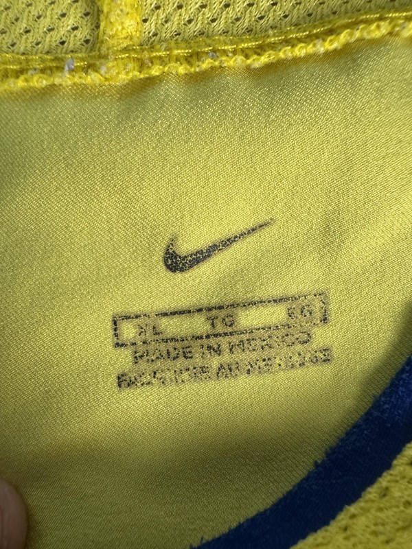 Vintage Club América Jersey Shirt Mens XL Yellow Liga MX Soccer Nike Coca Cola gallery