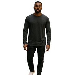 Men’s 32 Degrees Heat Long Sleeve T-shirt-Size XL-DK Gray-Great for Workouts