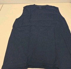 Fruit Of The Loom Athletic Tank Top In Men’s L, Solid Navy Blue
