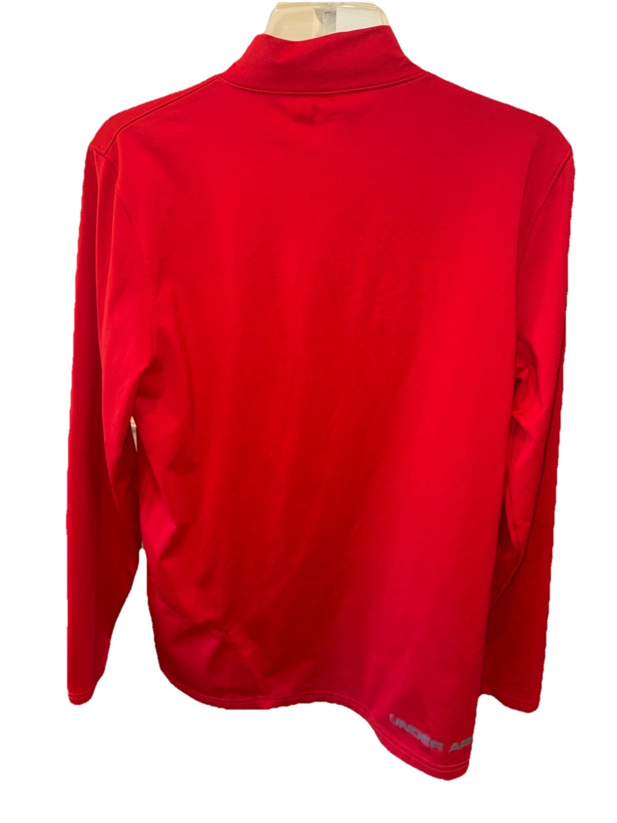 Under Armour Men’s M Medium RED Cold Gear Long Sleeve Mock Shirt BASE LAYER gallery