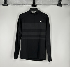 Nike Golf Mens Small Dri Fit Vapor Standard Fit Quarter 1/4 1/2 Zip BV0390-010