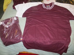 Men’s XXL Sports Shirt, Italy, Sealed in Original Bags, Burgundy (1)