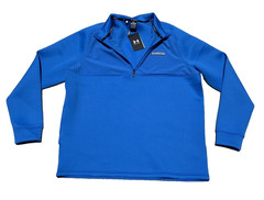 Under Armour UA Golf Drive Pro Hybrid HZ Storm Blue 1/2 Zip Top Men’s Sz XL NEW