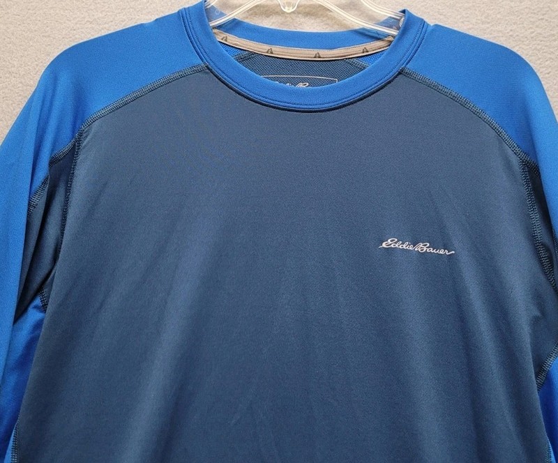 Eddie Bauer First Ascent Shirt Men Large Free Heat Pro Vented Athleisure Sports gallery