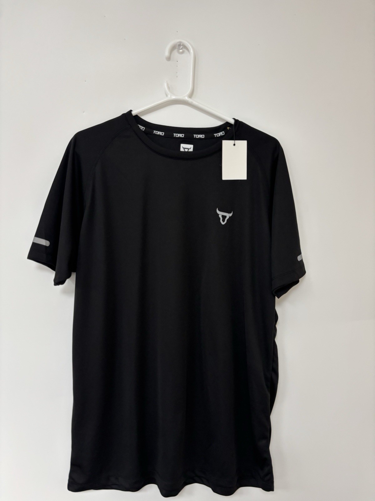 Toro Activa Dri-Fit Running T-Shirt Black Men’s XL Short Sleeve Gym Training gallery