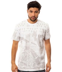 Staple Mens Coming Attraction Graphic T-Shirt, White, Small