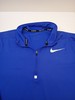 Nike Men's Running Pullover Dri-Fit 3/4 Zip Long Sleeve Shirt Royal Blue Size M! gallery